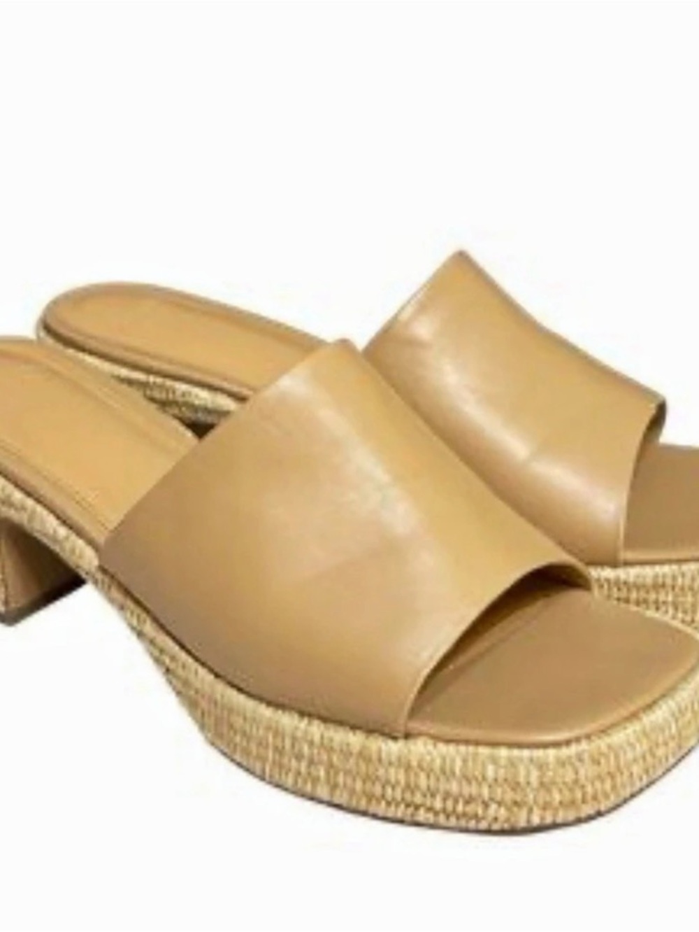 Abercrombie Platform Mules in Brown